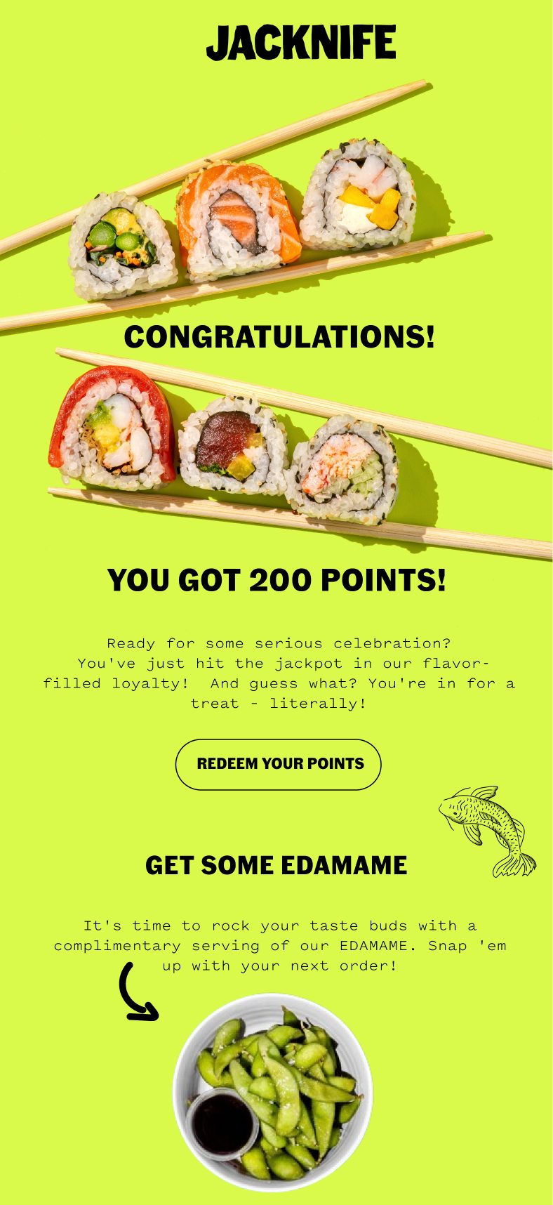Jacknife email design